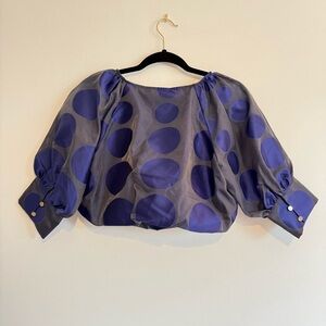 Emily McCarthy Celeste paco Crop Top